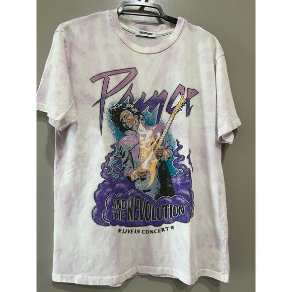 Daydreamer Tops - Daydreamer Prince and the revolution Live In Concert Tee Lilac Spiral Size M